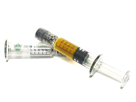 Grand Daddy Purple Strain - Shatter Syringe - Indica Dominant Hybrid