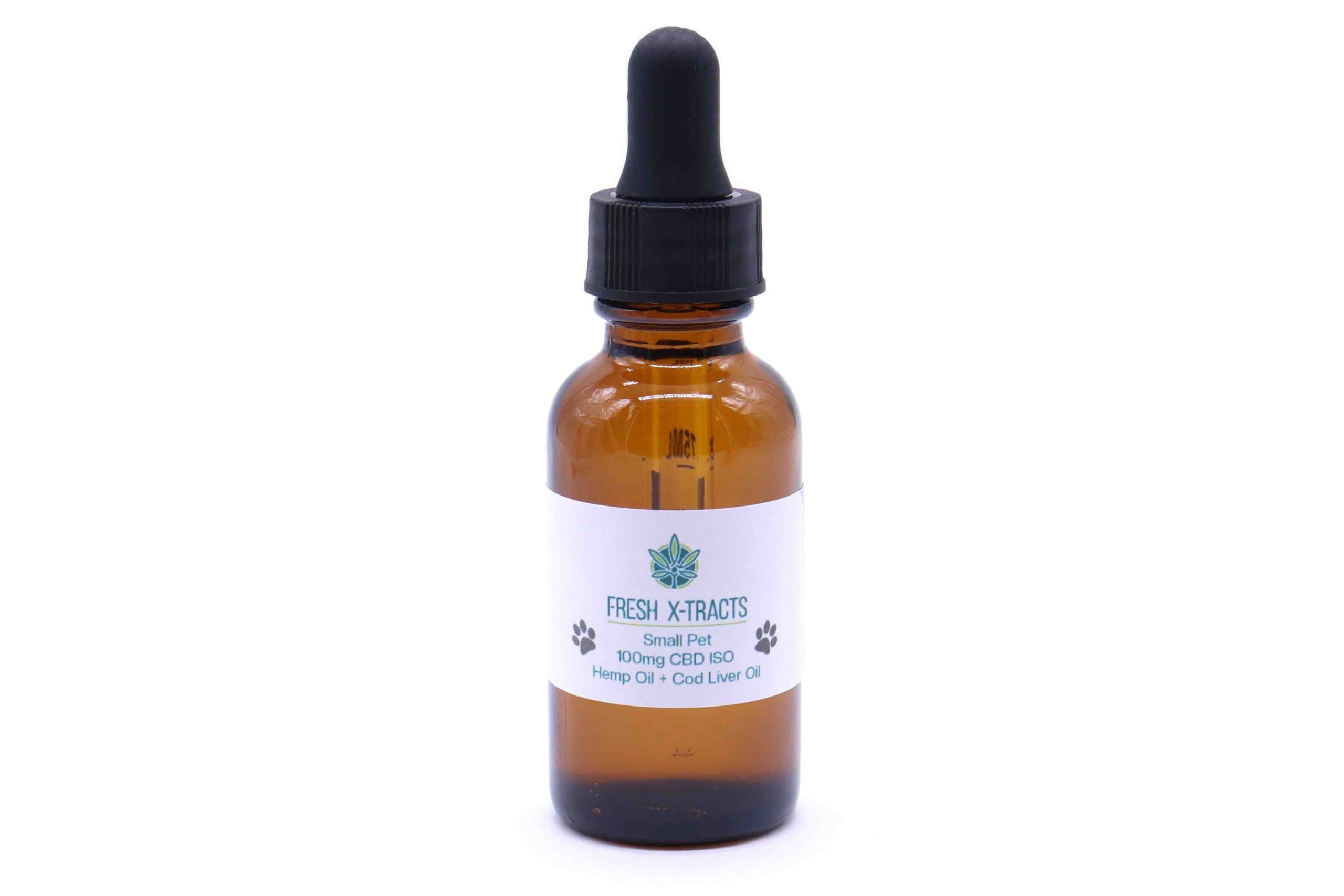 100mg CBD Isolate Pet tincture - Small Dogs & Cats