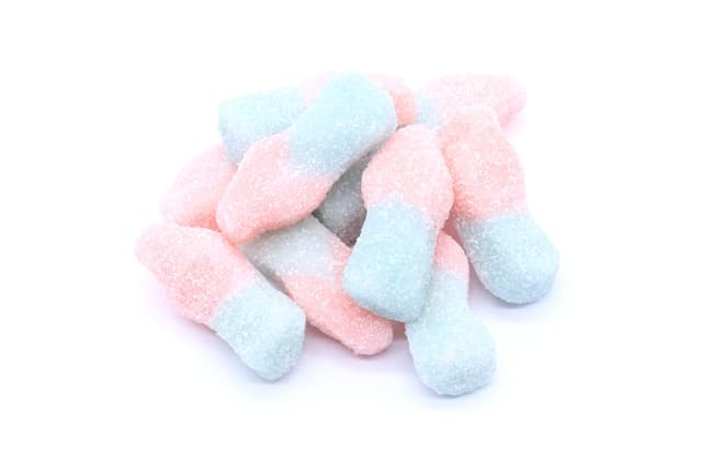 40mg THC Gummies - Sour Bubblegum Bottles