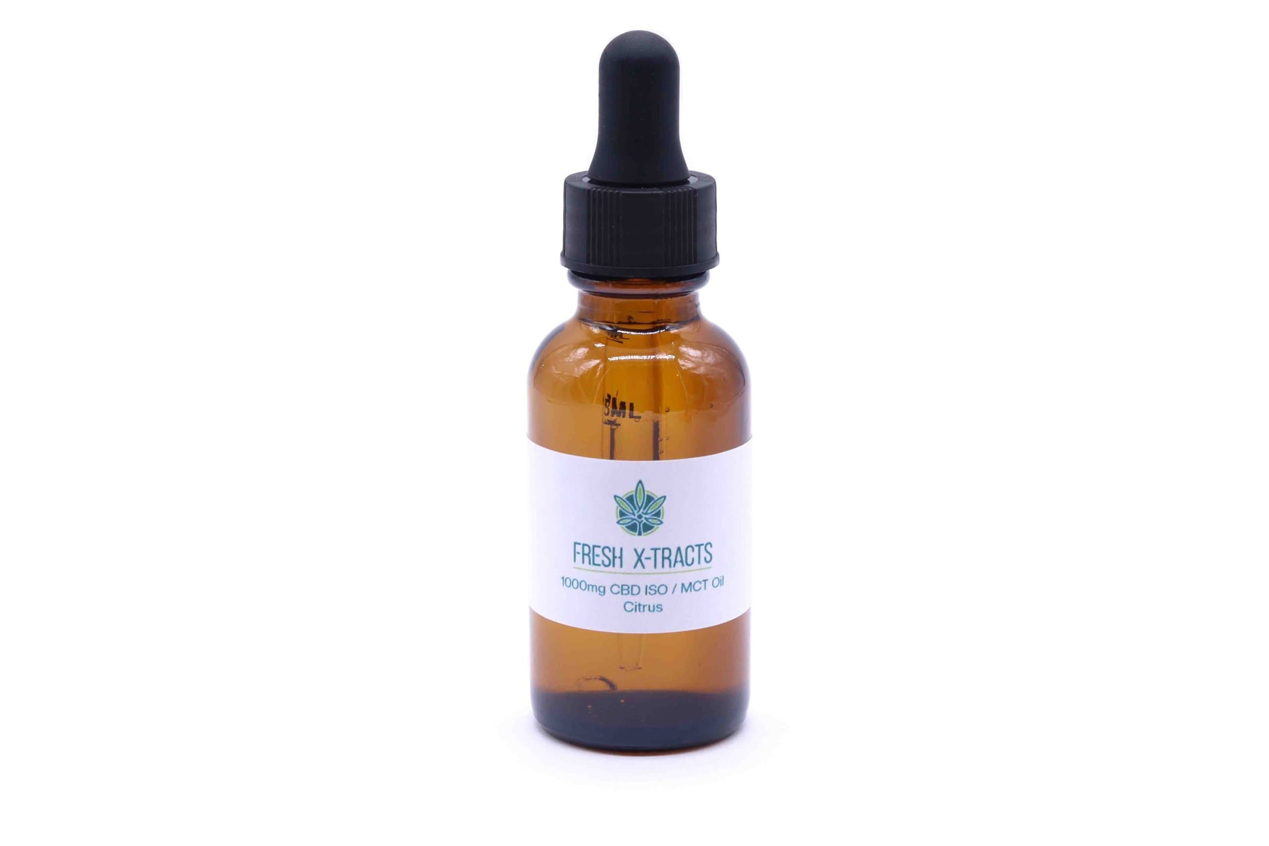 1000mg CBD Isolate Tincture - Citrus (30ml)