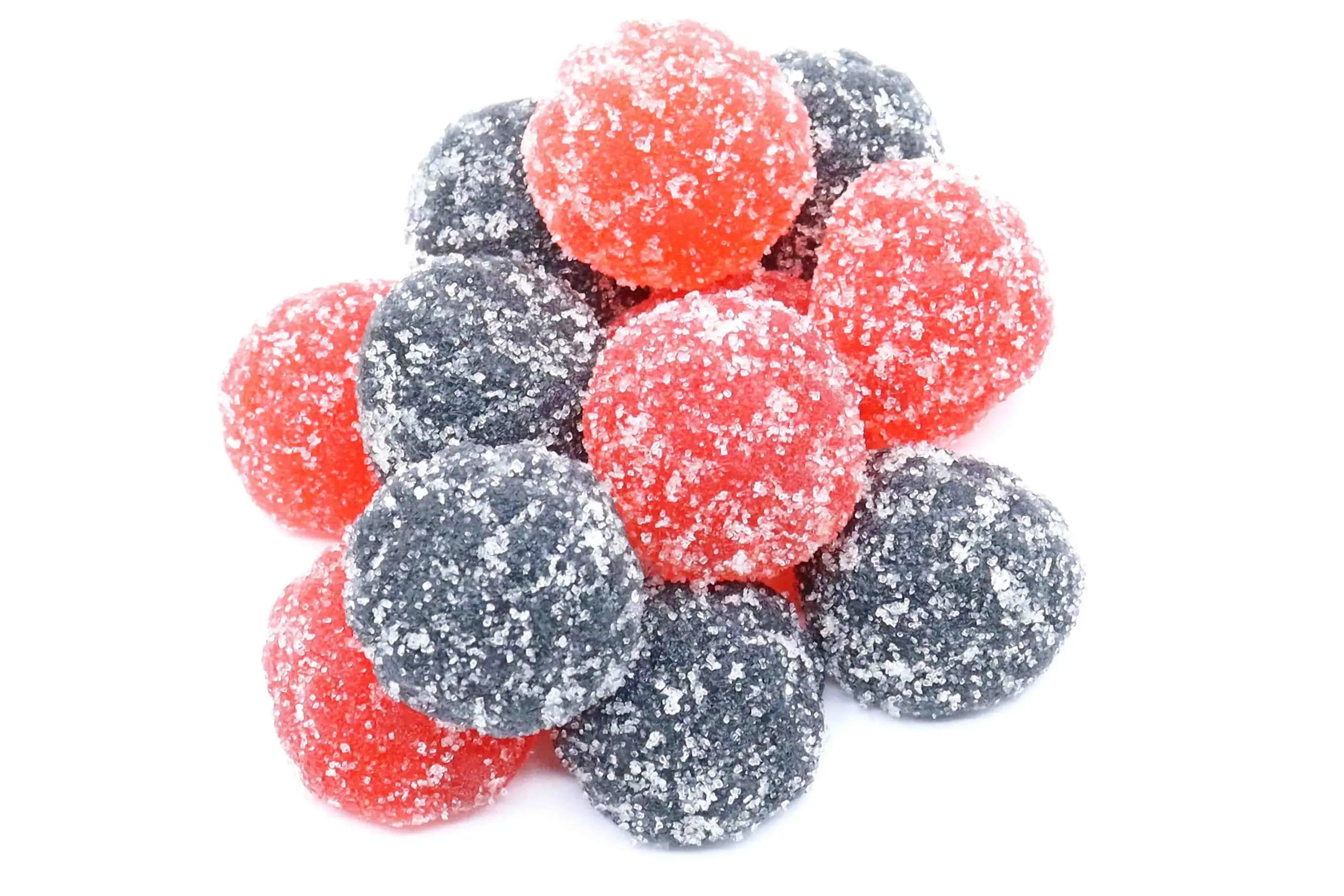 75mg THC Gummies - Sour Fruit Juice Berries