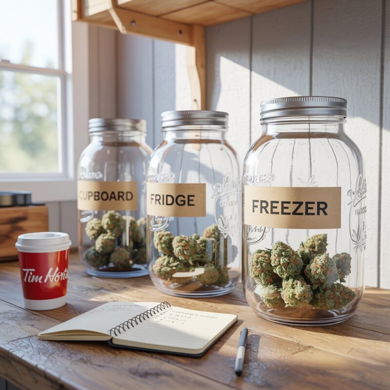 Freezing Weed Canada Step 1
