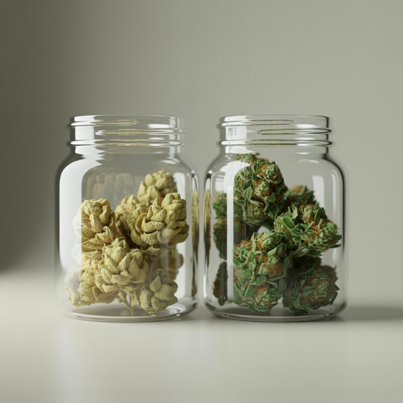 Freezing Weed Canada Before and After
