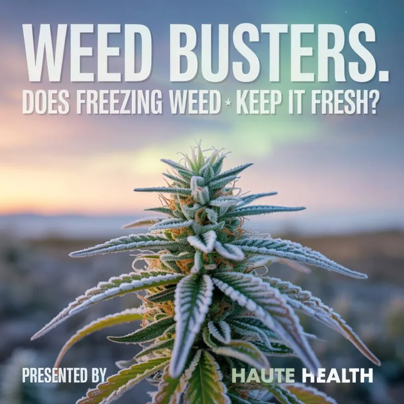 Weed Busters. Does Freezing Weed Keep It Fresh. Hero Poster